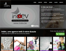 Tablet Screenshot of indev.be